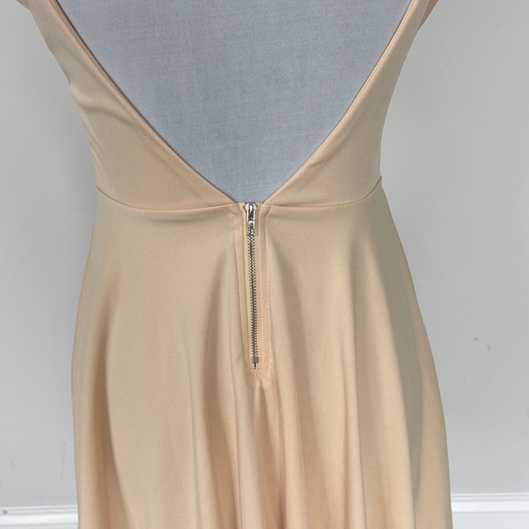 SHEIN Beige Spaghetti Strap Mini Dress Sz SM - Picture 6 of 6
